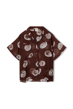 Load image into Gallery viewer, COCOA SWIRL SHEER TEXTURED SHIRT
